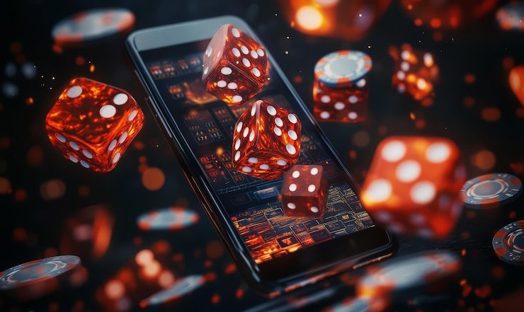Dealer live casino tersenyum melayani pemain via streaming langsung